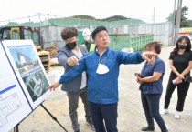 최재구 예산군수, 군정 주요사업 현장 방문 점검