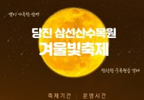 당진 삼선산 수목원의 겨울빛축제로 초대한다