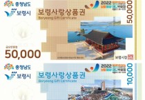 보령시, 올해 보령사랑상품권 400억원 발행