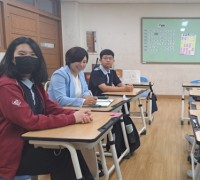 김현옥 의원, 두루중 방문해 ‘저탄소 환경급식의 날’추진 방안 청취