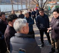 박경귀 시장, “수변 생태공원, 지역 관광자원으로 육성할 것”